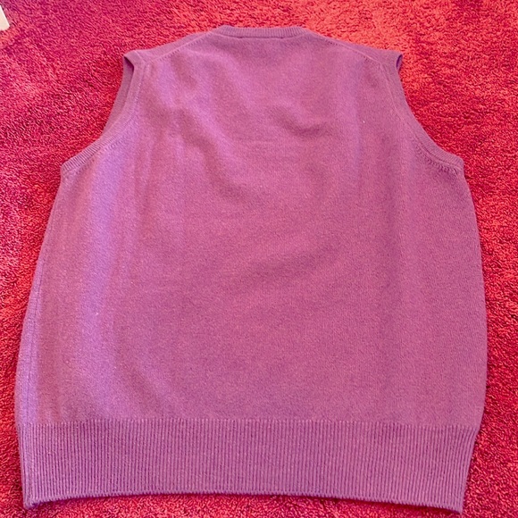 St.Andrews Links Old Course wool vest sweater -L - Picture 5 of 8